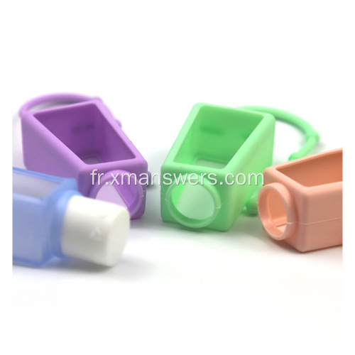 Housse en silicone pour désinfectant pour les mains portable de 50 ml